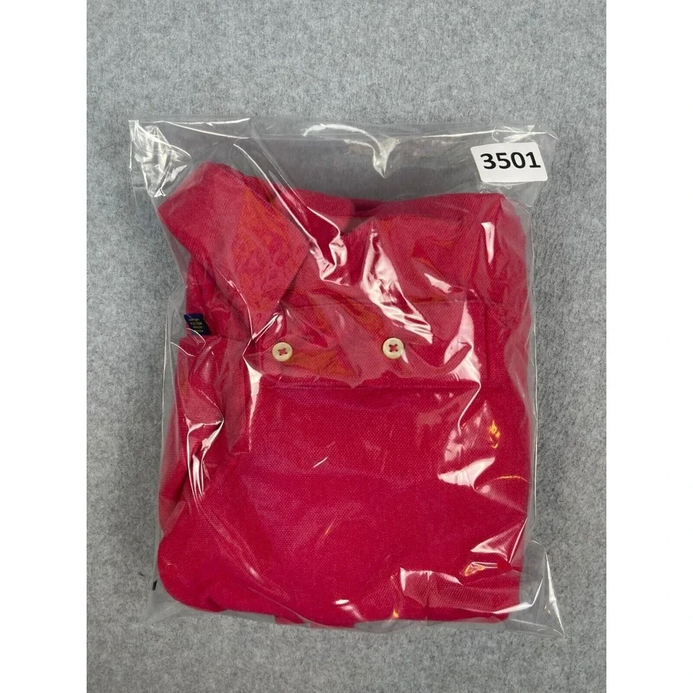 Polo‎ Ralph Lauren Polo Shirt Mens 2XL Pink Short Sleeve Classic Fit Preppy